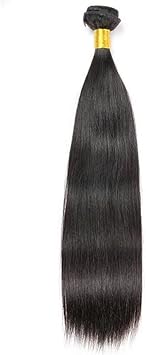 1 Faisceau Naturel Cheveux Humain Lisse 18 Pouce (45,72cm)Noire Naturelle 100g