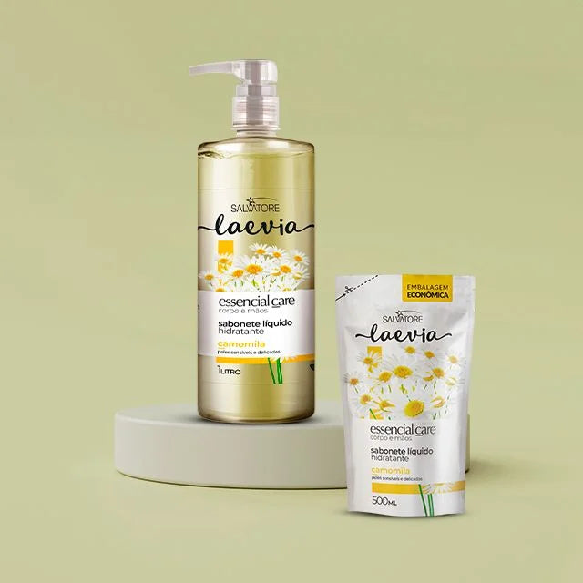 SALVATORE LAEVIA SAVON LIQUIDE Hydratant CAMOMILLE 1L & 500ML