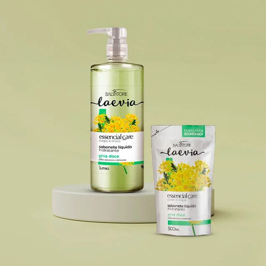 SALVATORE LAEVIA SAVON LIQUIDE HYDRATANT Erva doce POCHETTE 1L & 500 ML