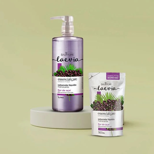 Salvatore Laevia Savon liquide  HYDRATANT   FLOR DE ACAI  1L & 500ML