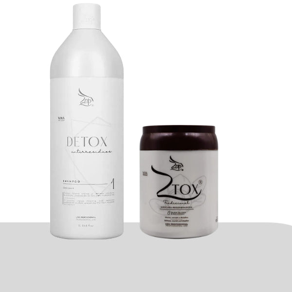 Lissage Brésilien ZAP Shampoing Detox 1L et ZAP ZTOX 950g