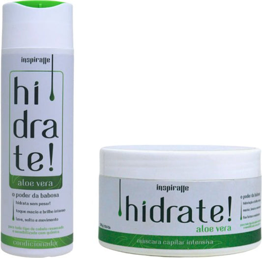 Conditionneur & Masque Hydratant - Le Pouvoir de l'Aloe Vera - Inspiralle