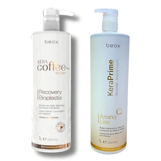 Beox KeraPrime Solution 1000ml & Beox Kera Coffee Vegan 1000ml