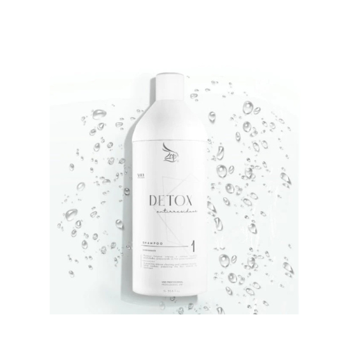 Shampoing détoxifiant professionnel Zap Anti-résidus 1L *2 Nettoyage en profondeur.