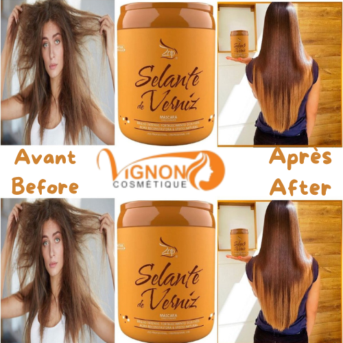 Lissage Brésilien ZAP All time Organic BIO (sans FORMOL) Masque1L & Shampoing 1L & Selante de Verniz 950g