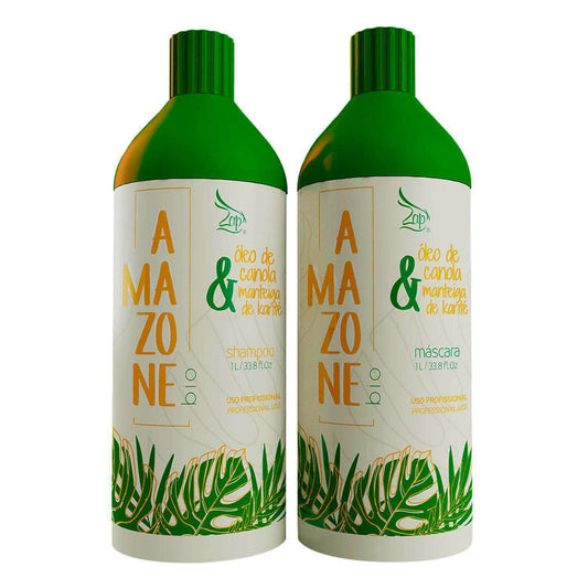 Lissage Brésilien Amazone BIO Progressive Brush Masque1L + Shampoing1L