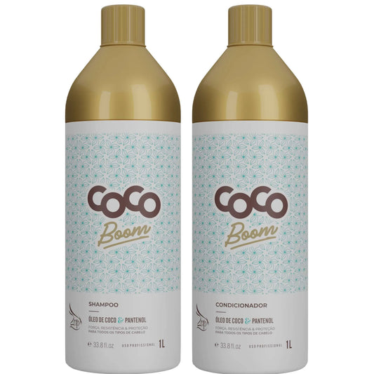 Lissage Brésilien Lavabo COCO Bom Shampoing 1L + Conditionneur 1L