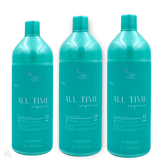 Lissage Brésilien ZAP ALL TIME PROGRESSIVE ORGANIC 3x1L