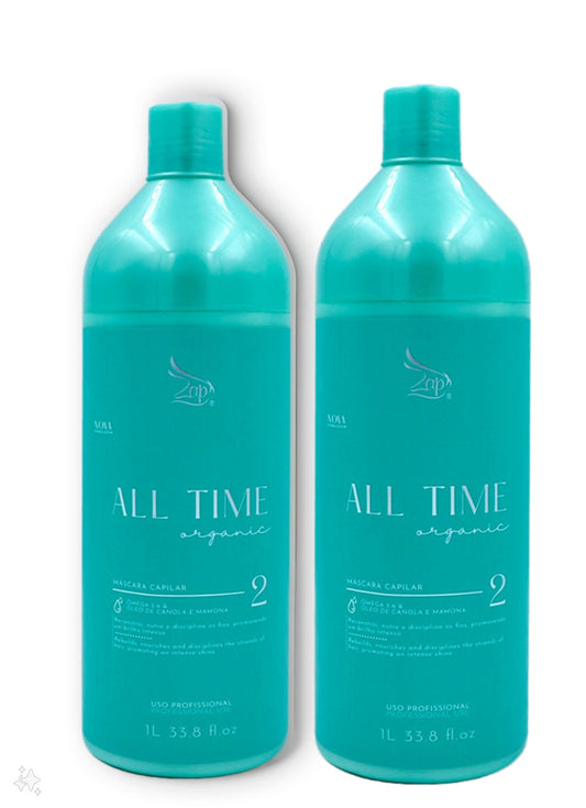 Lissage Brésilien ZAP ALL TIME Progressive Organic 2x1L