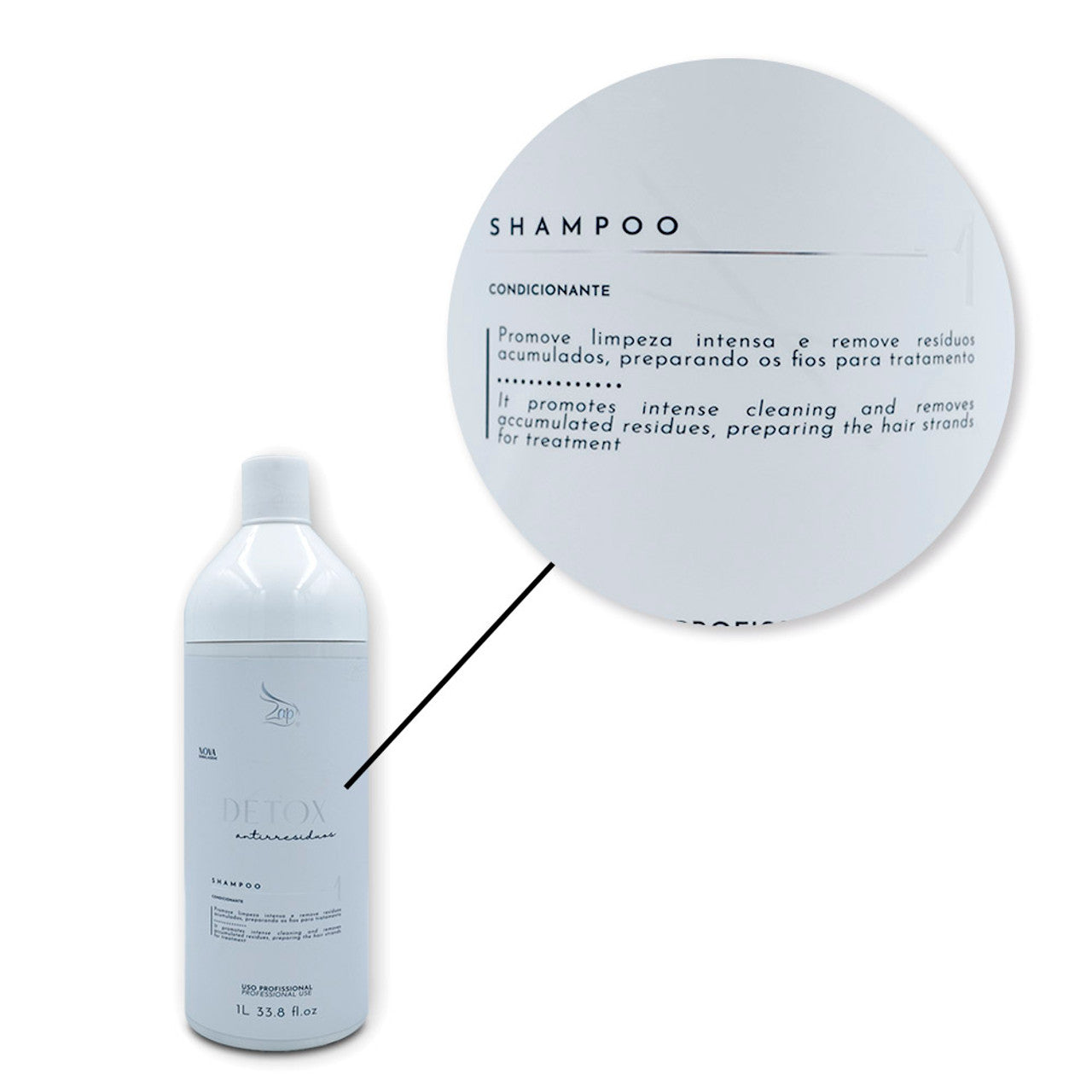 Lissage Brésilien ZAP All time Organic BIO (sans FORMOL) Masque1L & Shampoing 1L