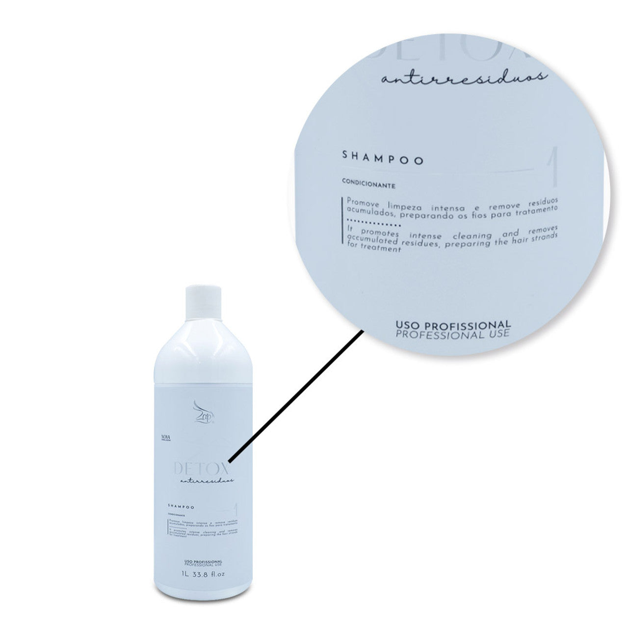 Lissage Brésilien ZAP EXTREME Shampooing 1l + Masque 1L