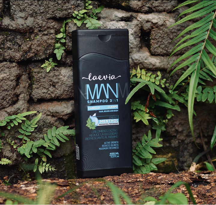 SALVATORE LAEVIA MAN SHAMPOOING 3 EN 1 MENTHOL 400 ML