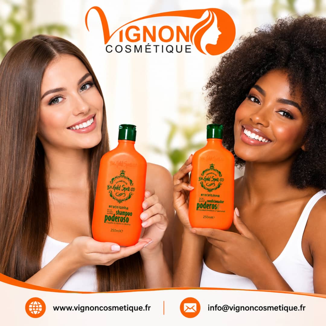 Kit Shampooing 250ml & Condicionador 250ml Poderoso - Gold Spell