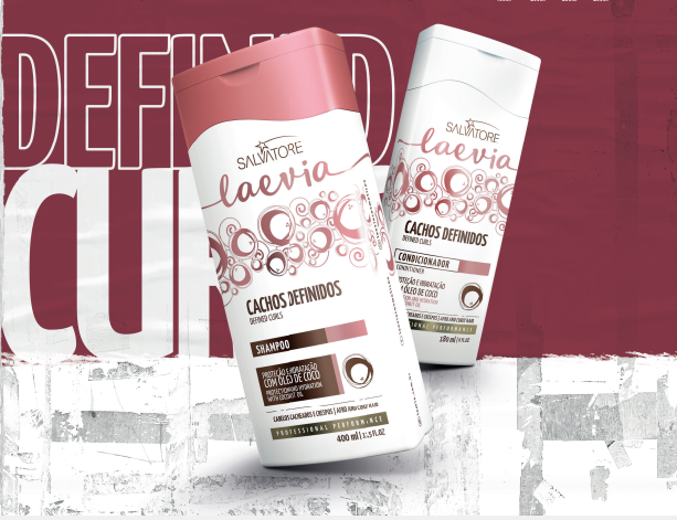 SALVATORE LAEVIA CACHOS DEFINIDOS KIT SHAMPOING 400ML + CONDITONNEUR 180ML