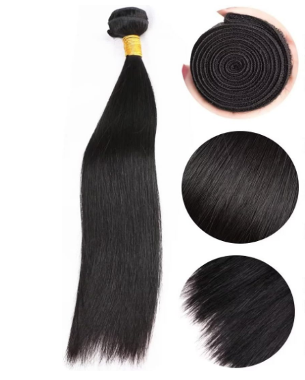 3 paquets cheveux naturels noir Indien 3 x 100 gr, 18 pouces (45,72cm )chacun