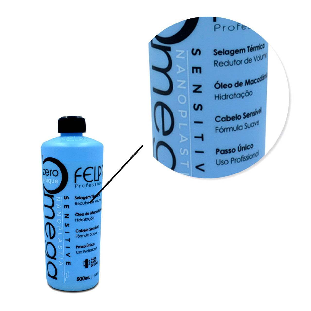 FELPS Omega ZERO Nanoplastie de scellement thermique unique  - 500 ml.