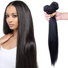 3 faisceaux cheveux naturels noir Indien 3 x 100 gr, 20 pouces (50,80cm chacun)