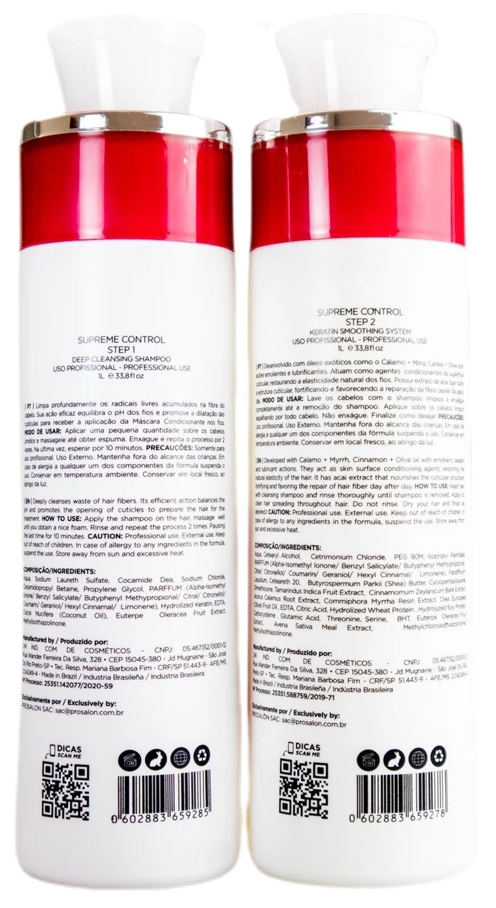 Kit Let Me Be Supreme Mask Keratin – Soin à la kératine (2 x 1000 ml)