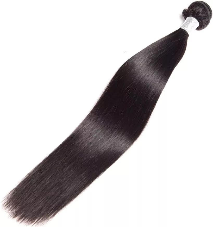 3 paquets Naturel Cheveux Humain Lisse indien 22 pouces (55,88cm) Couleur Noire