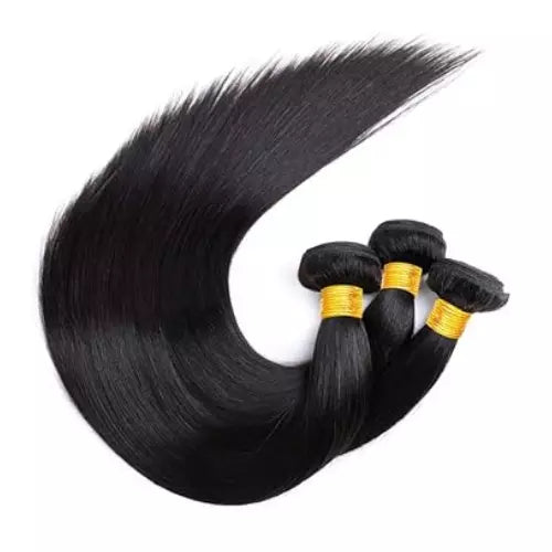 3 faisceaux cheveux naturels noir Indien 3 x 100 gr, 20 pouces (50,80cm chacun)