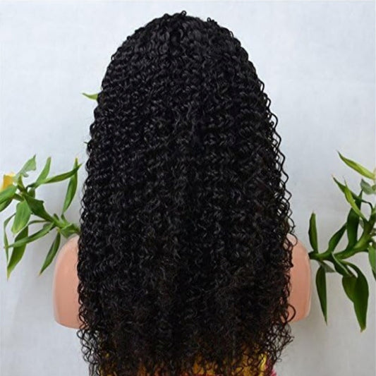 perruque lace front bouclée crépue naturelle 16 pouces (40.64cm)...