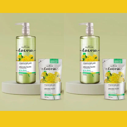 SALVATORE LAEVIA SAVON LIQUIDE HYDRATANT Erva doce POCHETTE 1L*2 & 500 ML*2