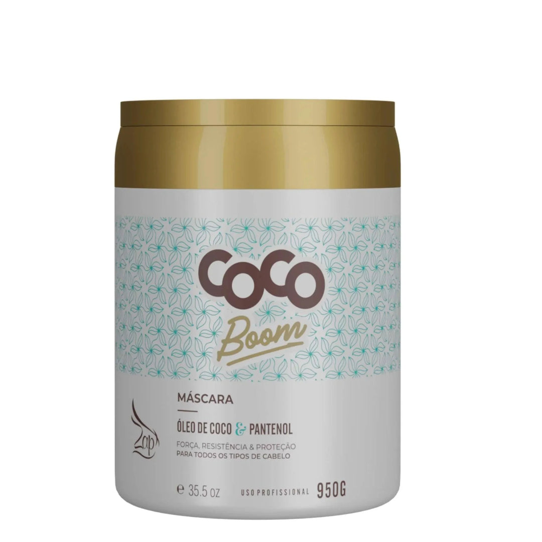 Shampoing détoxifiant professionnel Zap Anti-résidus 1L *2 & Coco Boom Mask 950g*2...