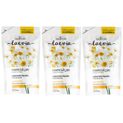 SALVATORE LAEVIA SAVON LIQUIDE HYDRATANT CAMOMILLE POCHETTE 500 ML*3