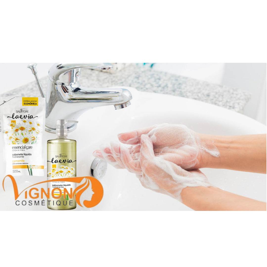 SALVATORE LAEVIA SAVON LIQUIDE HYDRATANT CAMOMILLE POCHETTE 500 ML*3