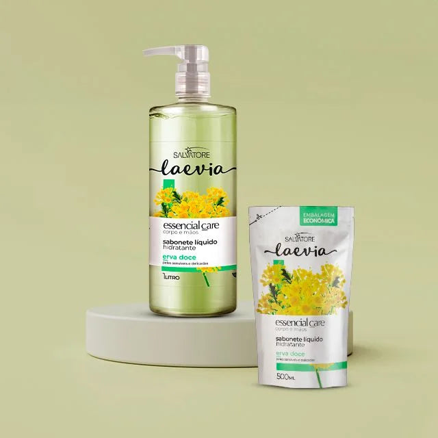 SALVATORE LAEVIA SAVON LIQUIDE HYDRATANT Erva doce POCHETTE 1L & 500 ML