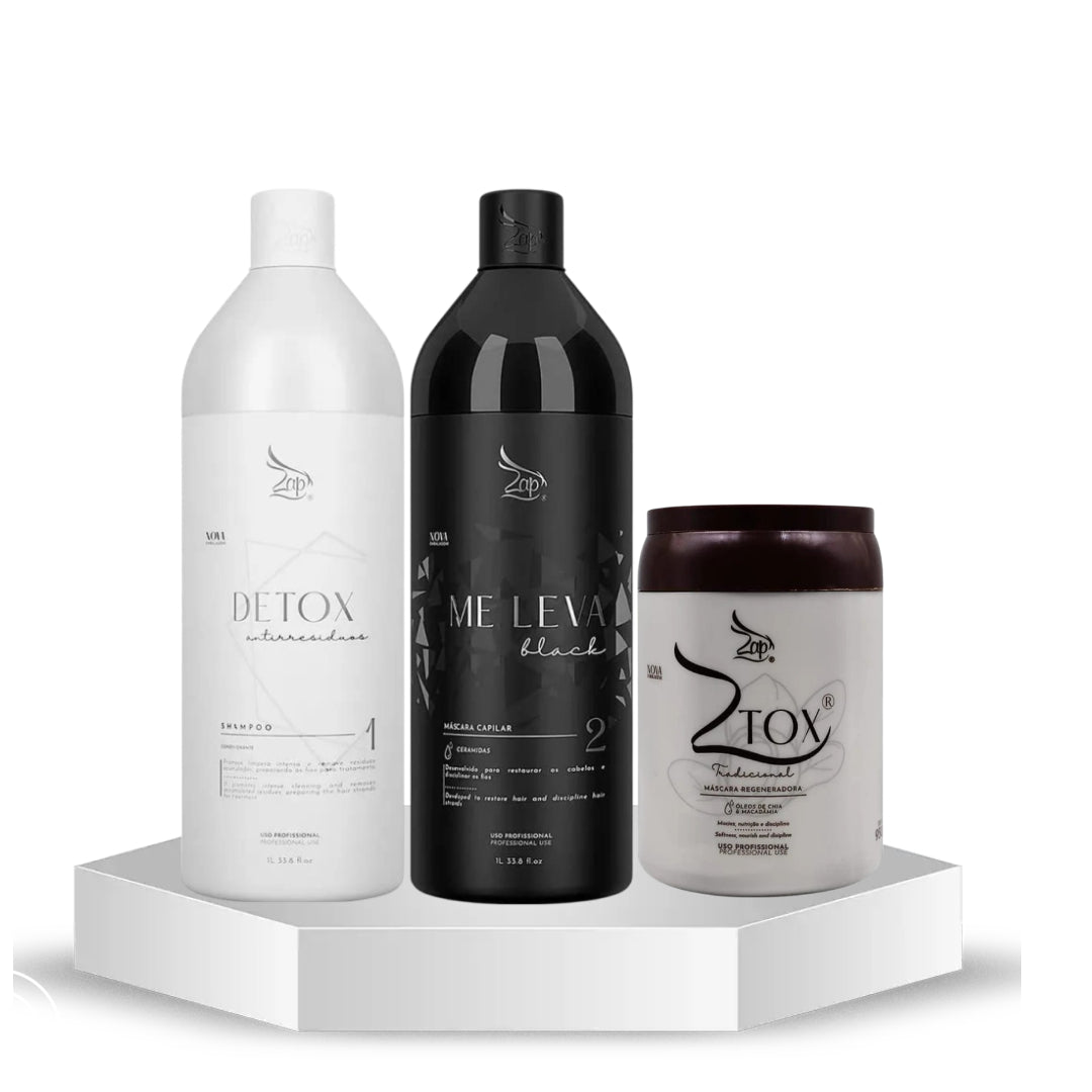 Lissage Brésilien Me Leva-All T Masque & Shampoing + Ztox Capillaire Maintenance