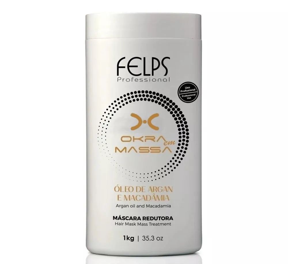 Felps Capilar XBtx Okra Óleo de Argan e Macadâmia