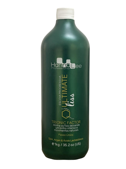 Lissage Brésilien Protéine Ultimate Liss Hanna Lee Professional Capillaire 1 L.