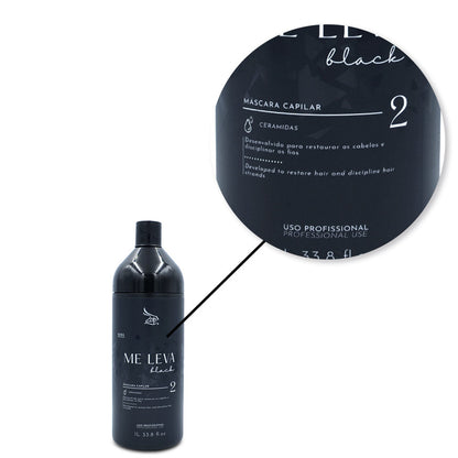Lissage Brésilien ZAP Me Leva Masque Capillaire 1L