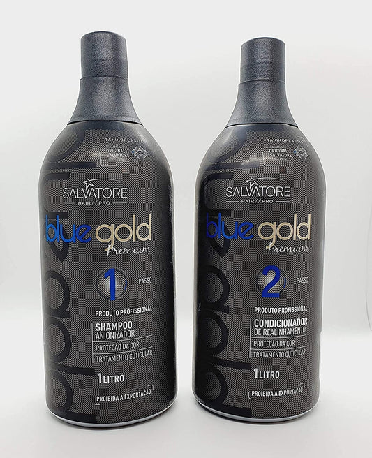 SALVATORE Hair pro bleu gold premium Masque 1L + Shampo1L