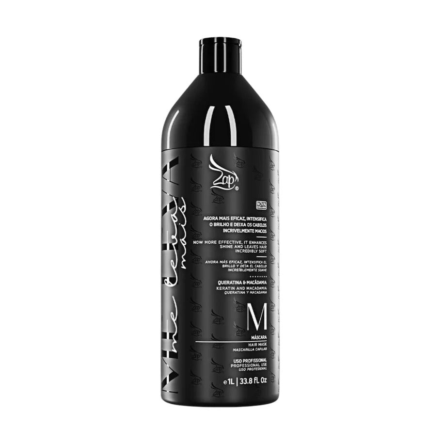 Zap Me Leva Black Masque Lissant – Formule Brésilienne Conditionnante 1L