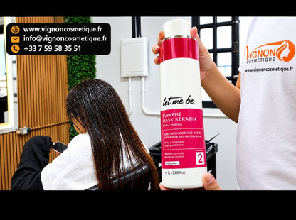 Kit Let Me Be Supreme Mask Keratin – Soin à la kératine (2 x 1000 ml)