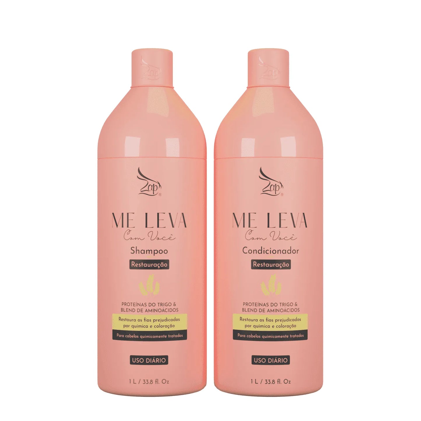 Zap Me Leva Com Você Restauration Protéines de Blé et Acides Aminés - 2x1L
