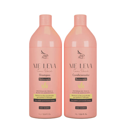 Zap Me Leva Com Você Restauration Protéines de Blé et Acides Aminés - 2x1L