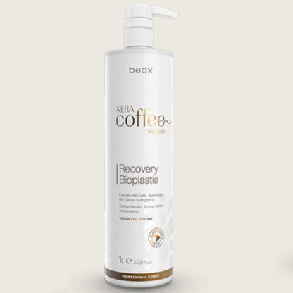 Beox KeraPrime Solution 1000ml & Beox Kera Coffee Vegan 1000ml  (huile special d'or offert)