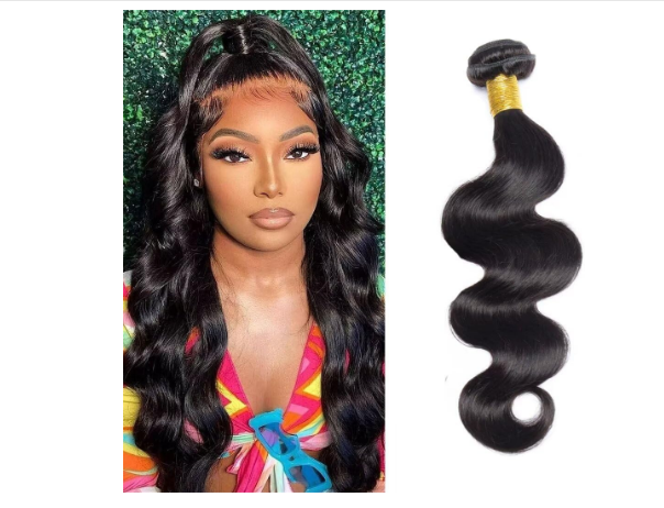 1 paquet cheveux Body Wave humain indien 20 pouces (50,80 cm ) 100g