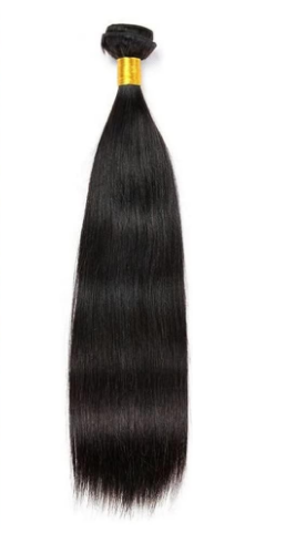 1 paquet Naturel Cheveux Humain Lisse indien 16 pouces (40.64cm) 100g