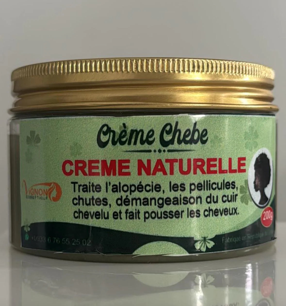 beurre de karité 100% bio et naturel & Crème Chebe-Crème Naturelle pour Cheveux