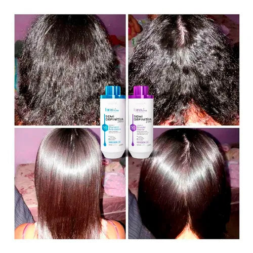 Kit  Semi Definitiva Zero 2x300ml Forever Liss