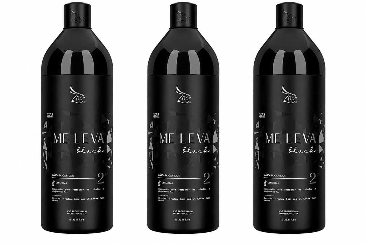 Lissage Brésilien Zap Me Leva Black 1L * 3