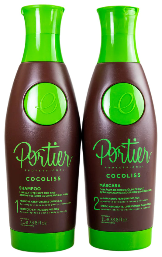 PORTIER Progressive Cocoliss Masque + Shampoing 2 x 1L