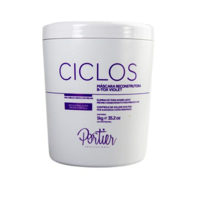 Lissage Brésilien Kératine Portier Exclusive Shampoing & Portier Cycles B-tox Violet Mask