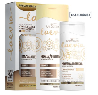 SALVATORE LAEVIA KIT HYDRATATION INTENSIVE SHAMPOING 400ML + CONDITIONNEUR 180ML