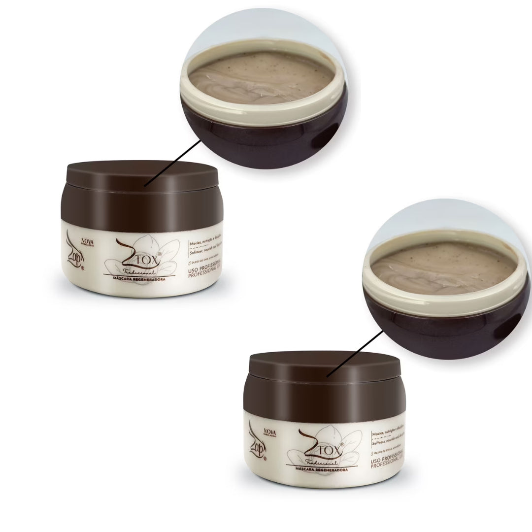Masque régénérant Zap Ztox Lisse et élimine les frisottis 400g*2