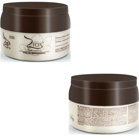 Masque régénérant Zap Ztox Lisse et élimine les frisottis 400g*2